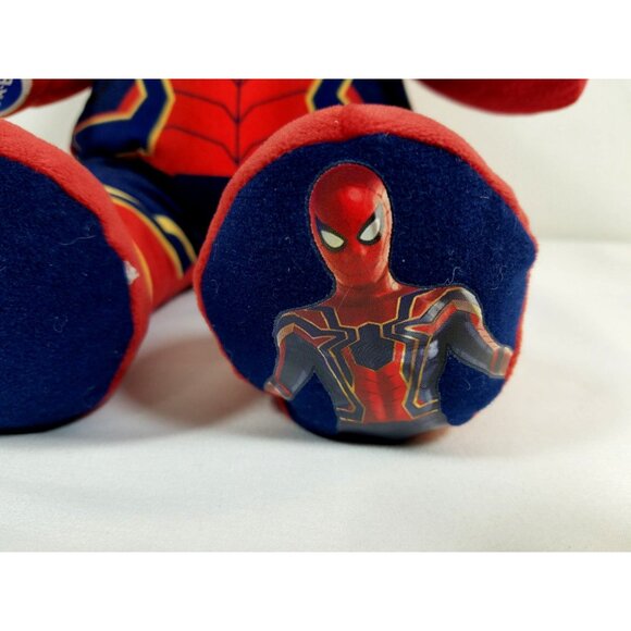 Marvel Avengers Infinity War Iron Spider Man Bear Plush 17" By Build-A-Bear Work - Picture 2 of 8